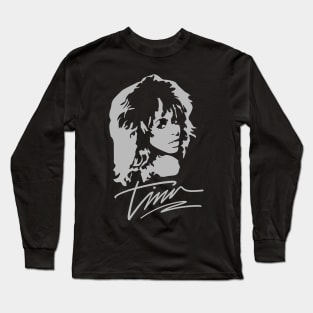 TINA TURNER 80S RETRO STYLE Long Sleeve T-Shirt